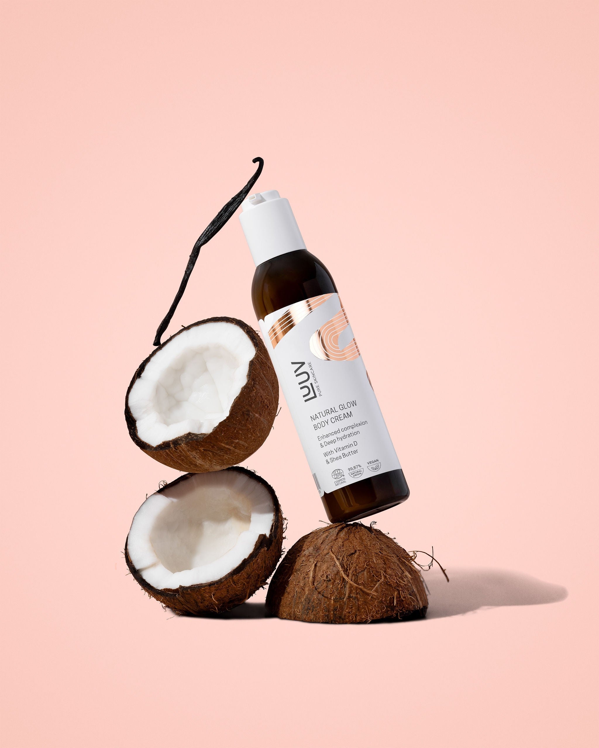 Natural Glow body cream COSMOS for radiant skin without self-tan